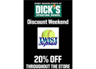 Dick's Sporting Goods Discount Weekend